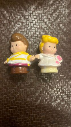 Fisher Price Little People Cinderella and Prince Charming Bride and Groom