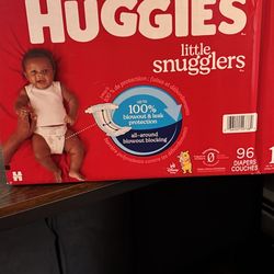 $20 Brand New: 96 Count Size 1 Huggies Diapers