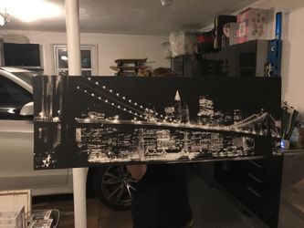 New York City line Portrait