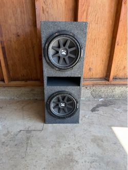 Kicker subwoofer 10 inch box
