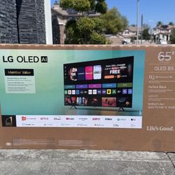 65B5 65” Lg smart 4k oled hdr tv 