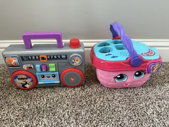Fisher Price Stereo & Leap Frog Picnic Basket