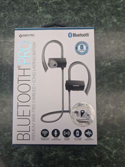 Sentry Bluetooth Pro Premium Wire-free Earbuds  NEW