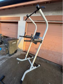 Body vision pull up tower perfect for  leg raises, pull ups, push ups and dips.