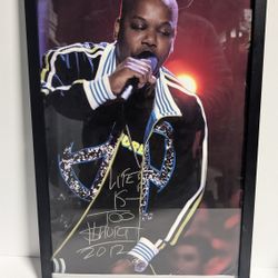 Rare Too Short Signed Framed Concert Photo Collectible Autograph Hip-Hop Music Memorabilia
