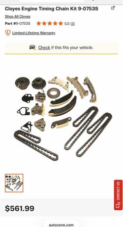 Cloyes Engine Timing Chain Kit 9-0753S