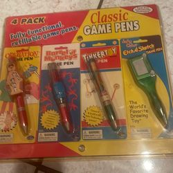 Game pens package by Hasbro vintage