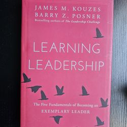 "Learning Leadership" (Hardcover) – Like New