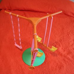 1972 Mattel Barbie Skipper Swing-a-Rounder Playscape Playground 