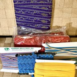 Vintage Fabric Trim - Bundle Of Mixed  Types
