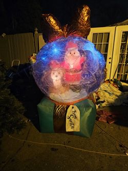 Price Is Firm.. Very Beautiful Christmas Snow Globe Outdoor Christmas Decoration