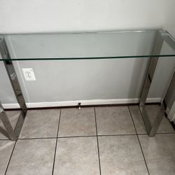 Glass Sofa Table