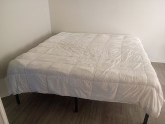 King size mattress and bed frame