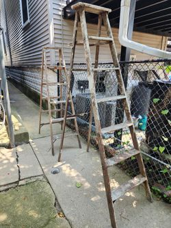 Wooden ladders