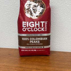 Eight O’clock Coffee Medium Roast Whole Bean 30 Ounces