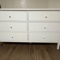 6-Drawer Dresser,White