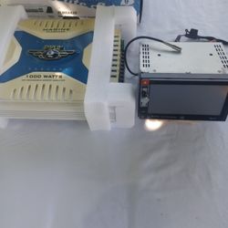 Car Stereo And Amplifier