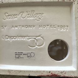 Saint Anthony Hotel Ceramic Christmas Village