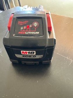 Milwaukee M18 XC6.0 RedLithium Battery