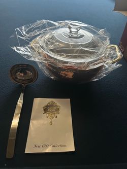 Hammered Copper Serving Bowl Set
