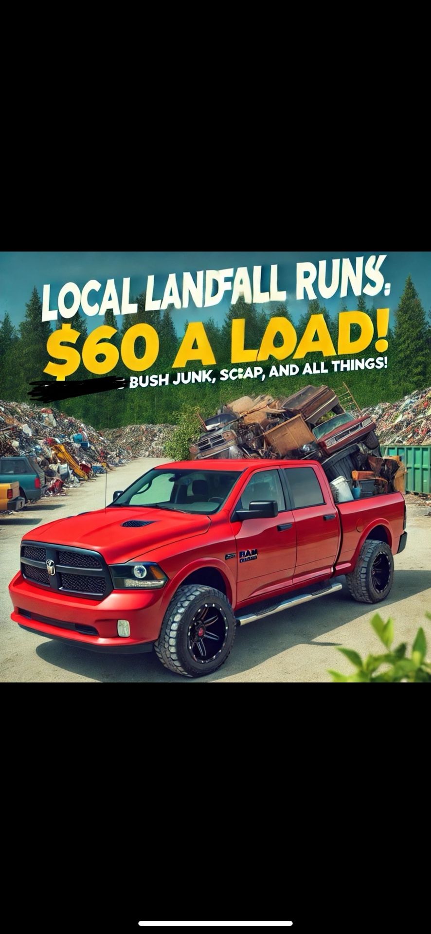 60$ landfill runs