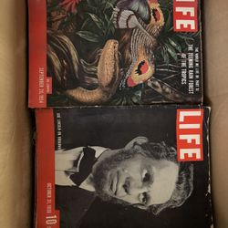 1950’s LIFE magazines, 11 Total