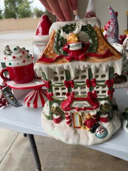 Blue sky Christmas decor