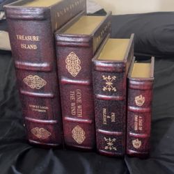 Antique Fake Book stash box set