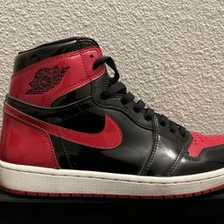 Air Jordan 1 Retro High OG Patent Bred 7