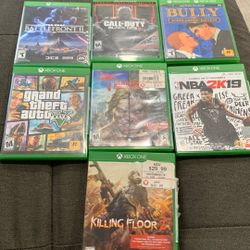 Xbox One Games Great Condition Tested