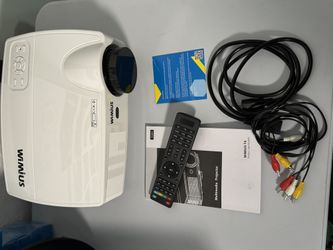 WiMiUS T4 LED Projector - 720P HD | HDMI | Remote Included