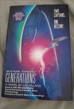 Star Trek Generations hardcover book