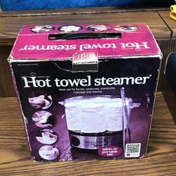 Pre-owned hot towel steamer