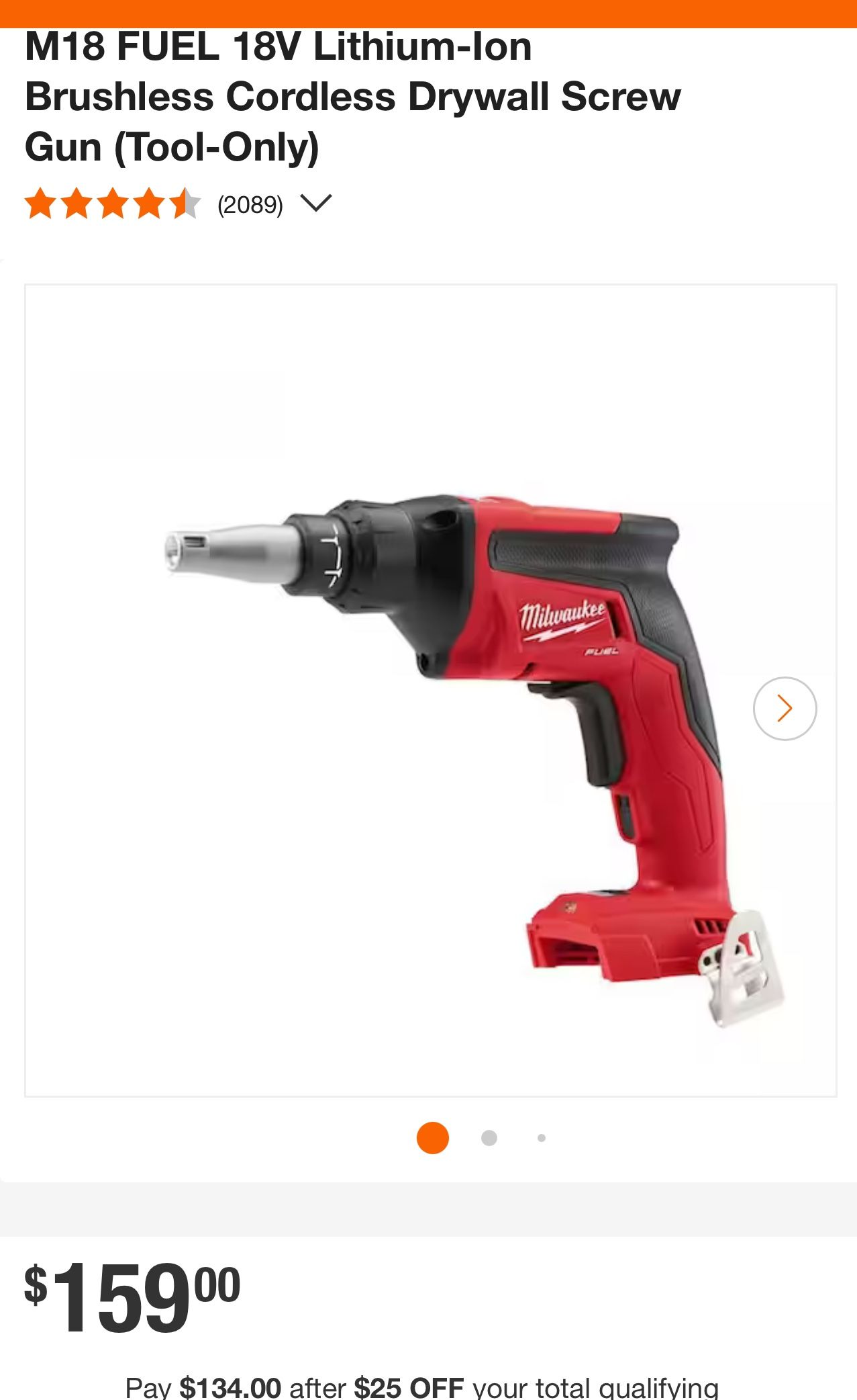 Milwaukee Drywall Gun 