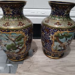 Two Antique Vase Chinese Very Beautiful 