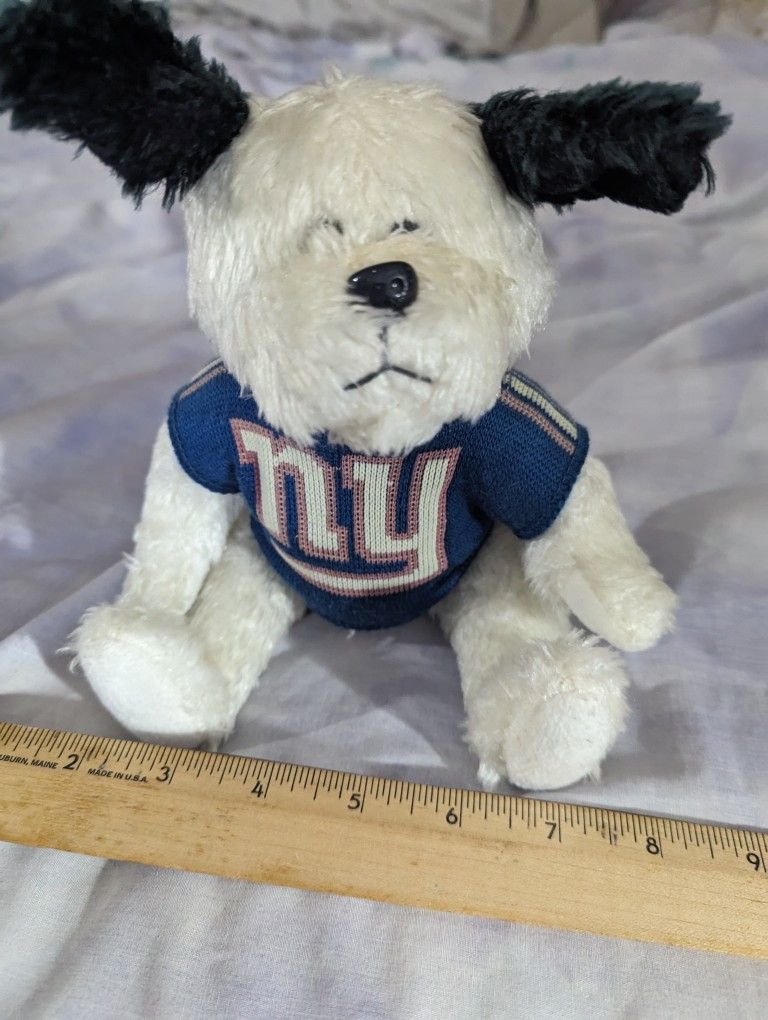 NY Giants Plush Dog