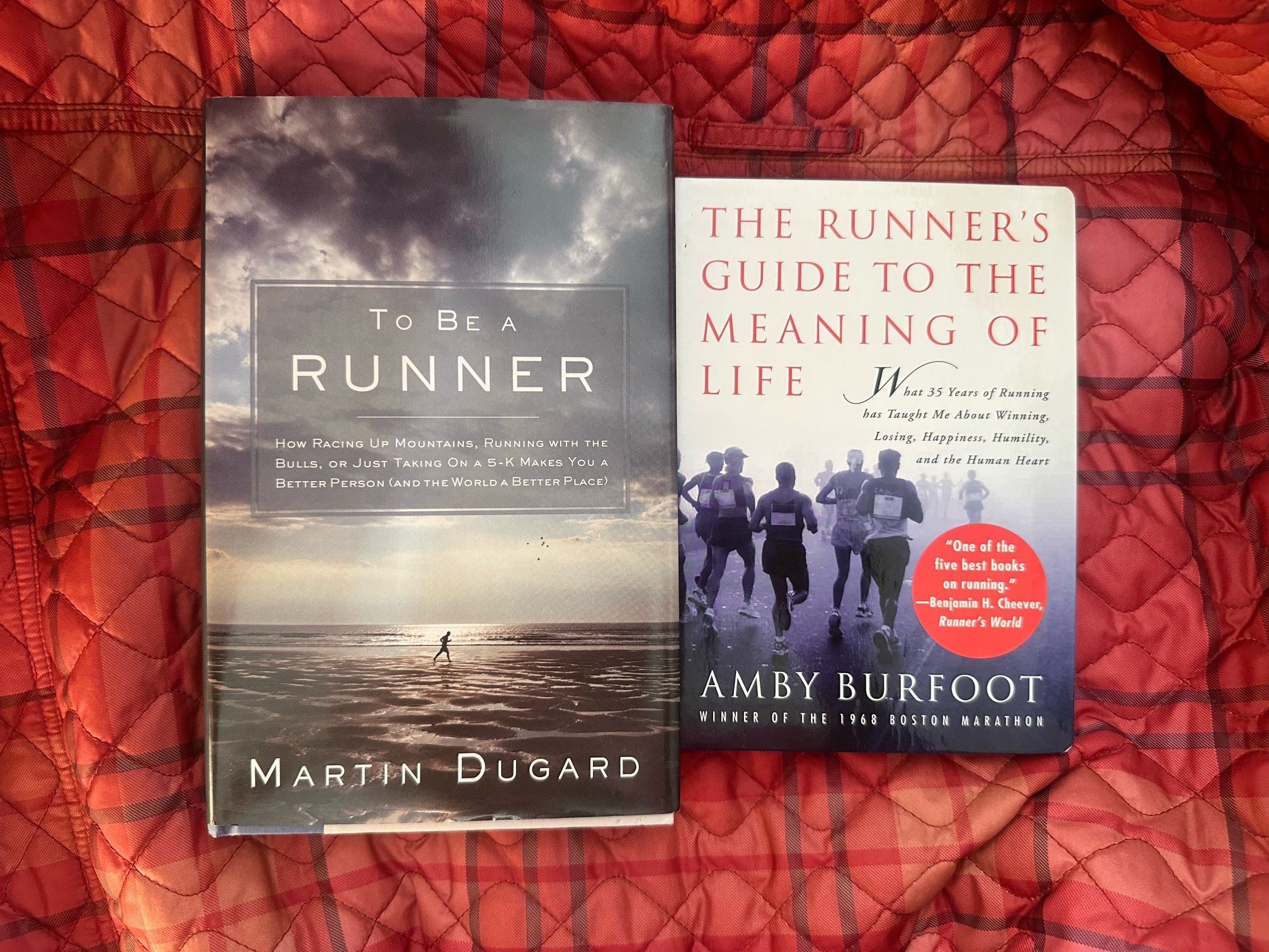 2 PBs on Running : To be a Runner by Duggard + The Runner’s Guide…Like new