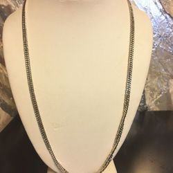 Chain Neckless Stunning 🤩 Solid Silver 22” $260