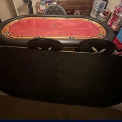 Card Table With Wood Cover 