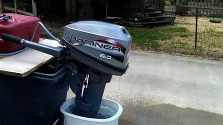 The cleanser 2 stroke, 3 cyclinde 6 hp Outboard motor you'll ever see