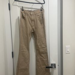 Beige Jeans 