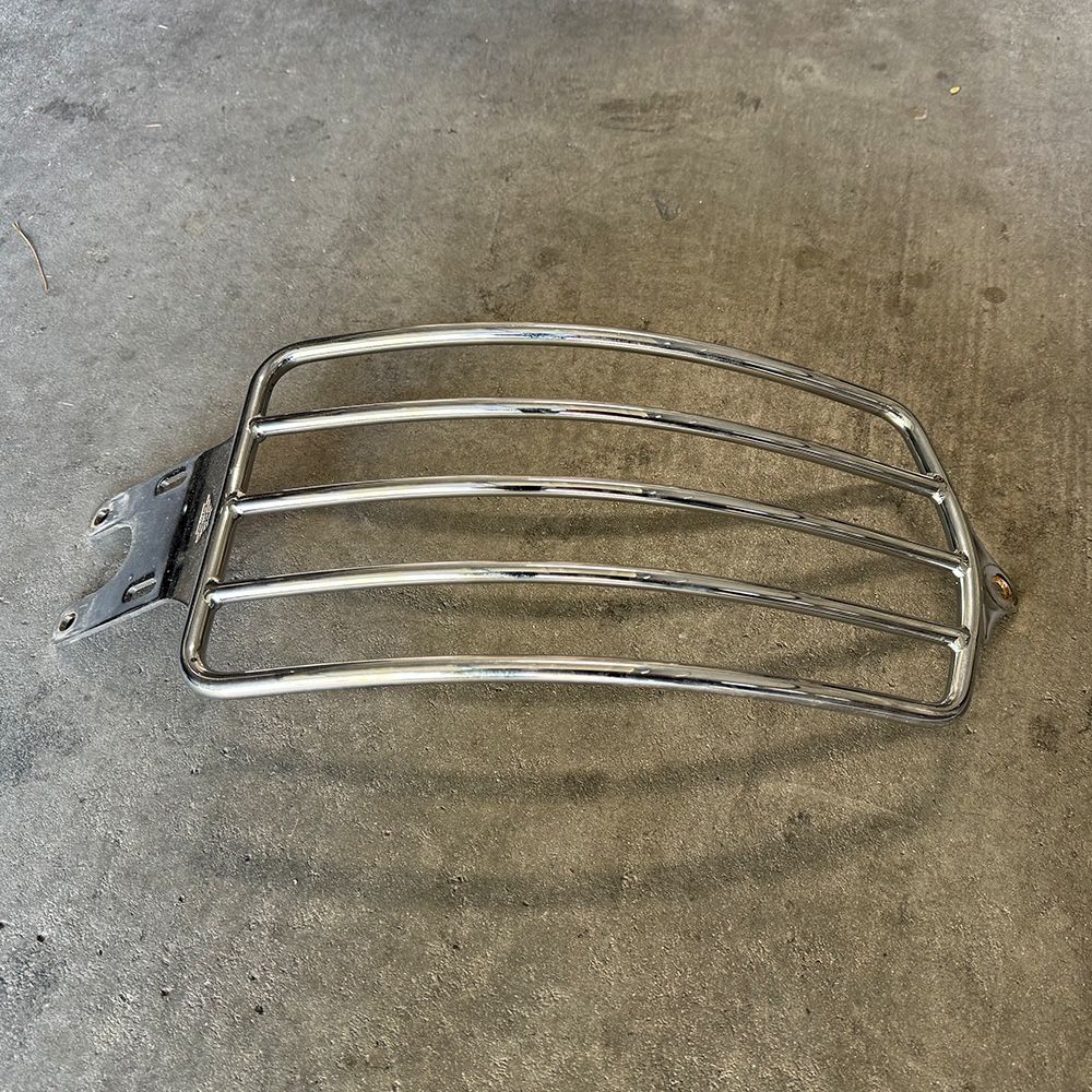 2015-2024 Indian Scout Chrome One Up Solo Seat Luggage Rack Steel