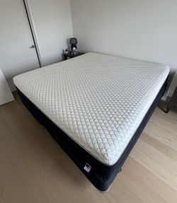 King Size Mattress with Low Profile Platform Base
