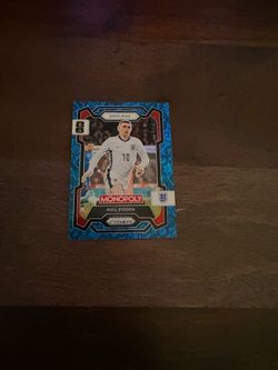 Phil Foden monopoly trading card