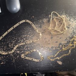 4 14 K Gold Chains 