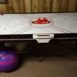 Air Hockey Table Has All The Pieces.