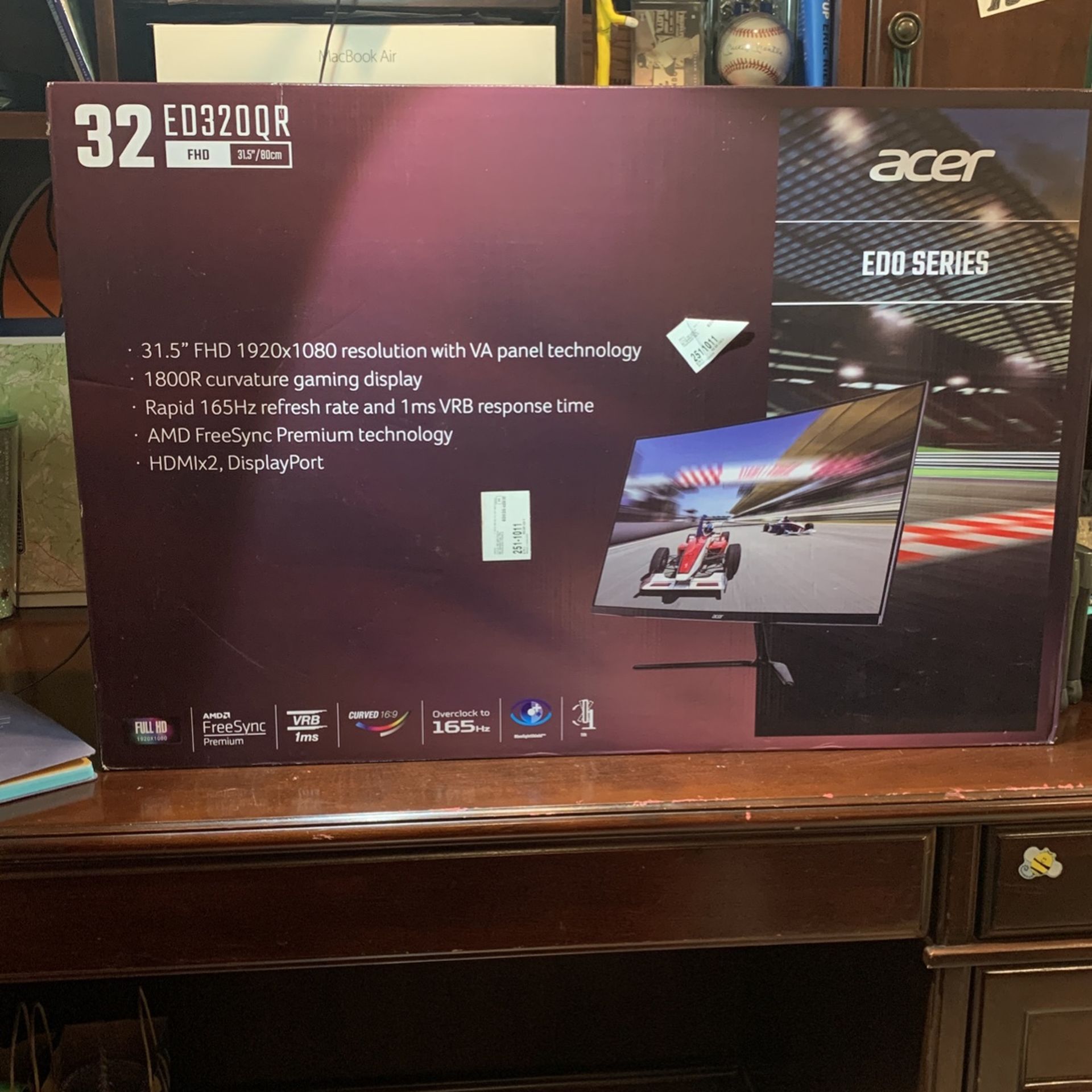 Brand New 32” ACER Curved Gaming Monitor