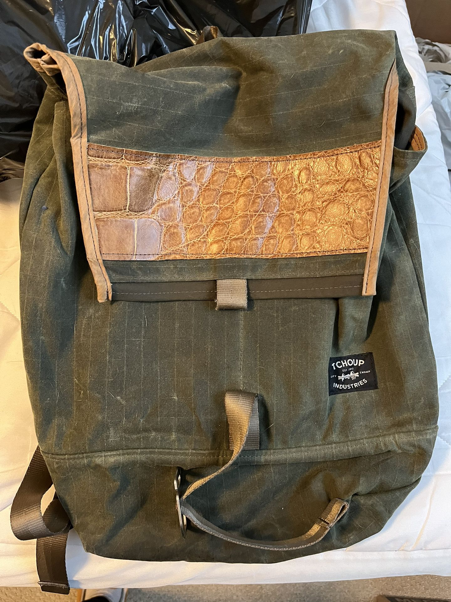 Custom Waxed Canvas Backpack