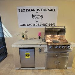 BBQ Islands With Grill And Fridge 