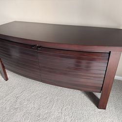 Umber Cherry Lumina 2 Door TV Media Stand